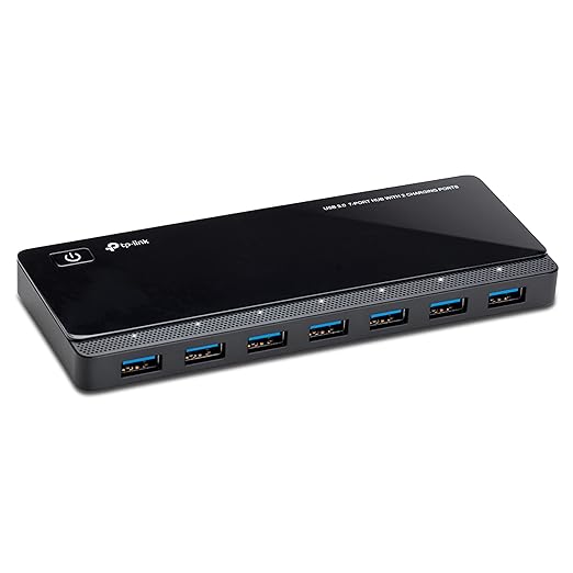 TP-Link UH720 USB 3.0 7-Port Hub with 2 Charging Ports - USB HUB by Tp-Link