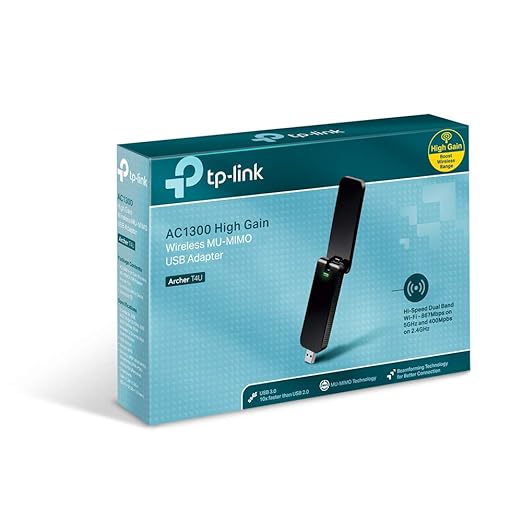 TP-Link Archer T4U USB WiFi Adapter - USB ADAPTER WIFI by Tp-Link