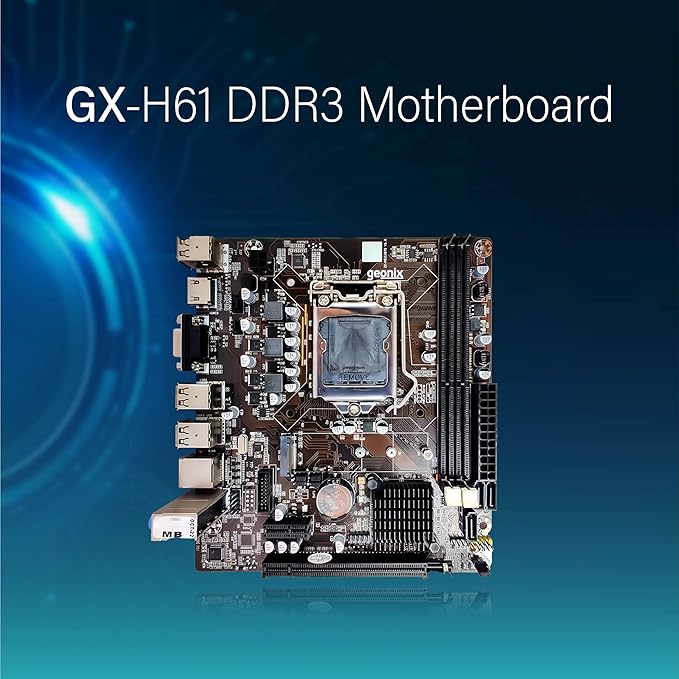 Geonix GX‑H61 DDR3 Motherboard - Computer by Geonix