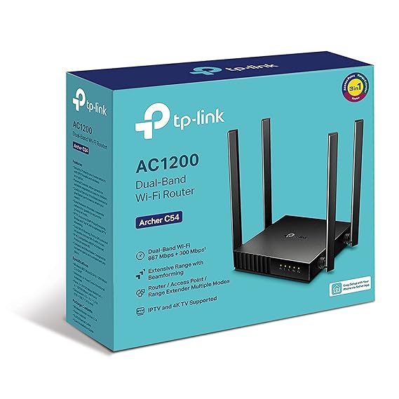 TP-Link Archer C54 AC1200 Dual Band Wi-Fi Router - Router by Tp-Link