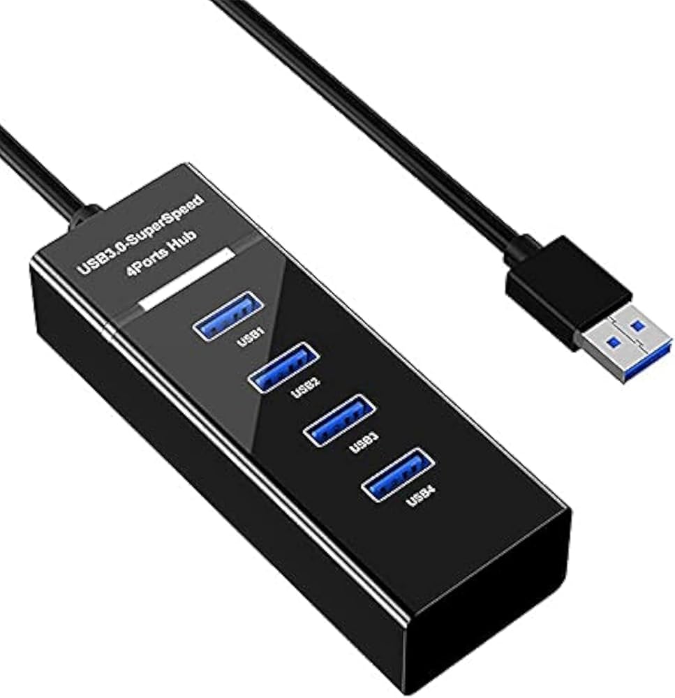 Teraayte 4-Port USB Type-C Hub - Cable & Connector by OEM