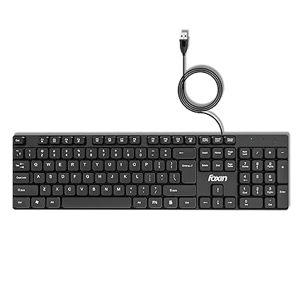 FOXIN Keysoft Wired USB Keyboard - keyboard by Foxin