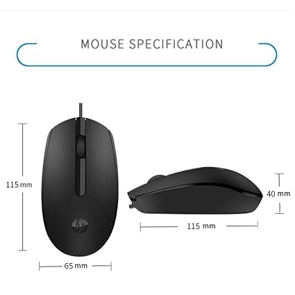 HP WIRED USB  M10 MOUSE - MOUSE by HP