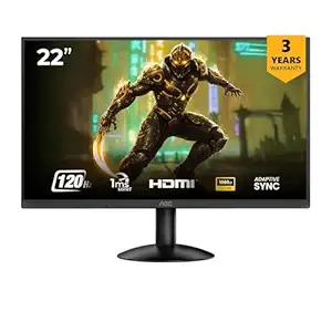 AOC 22B30HM2 21.5" (54.61 cm) Gaming Monitor Full HD 1920x1080, 100HzRefresh Rate - LED Monitor by AOC