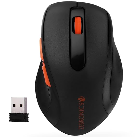 ZEBRONICS Curve Wireless Mouse - MOUSE by zebronics